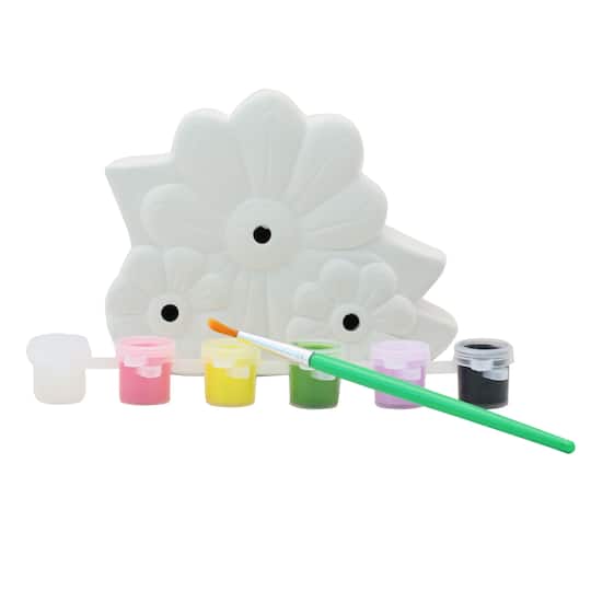 Paint Your Own 3D Light Up Ceramic Flowers Kit by Creatology&#x2122;